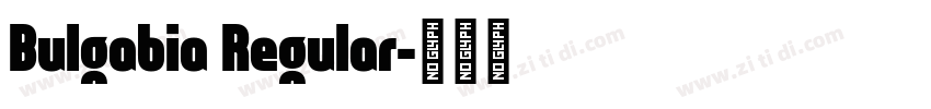 Bulgabia Regular字体转换